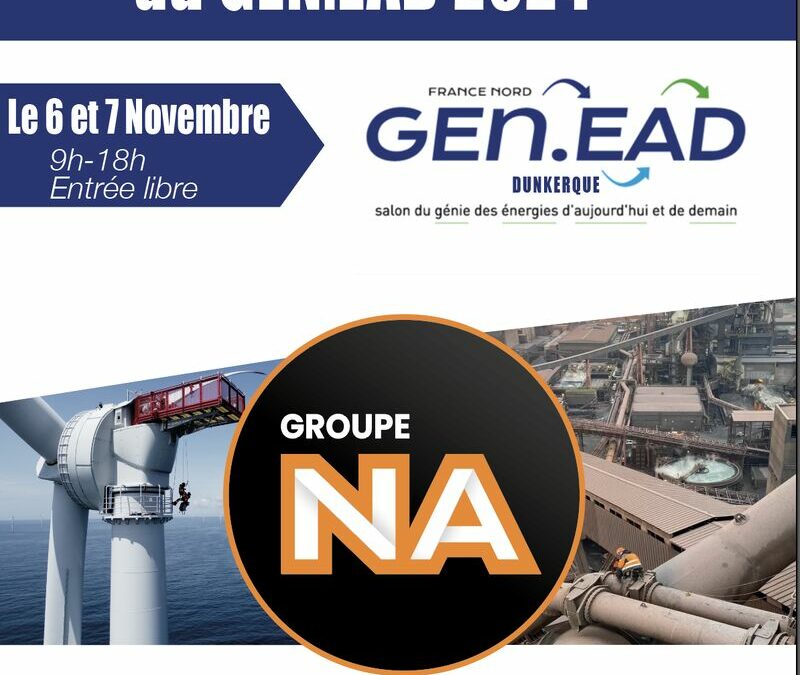 Join us on November 6 and 7 at GEN.EAD in Dunkirk.